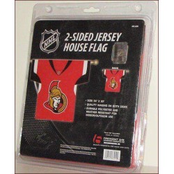 Two sided Jersey Flag Ottawa Senators
