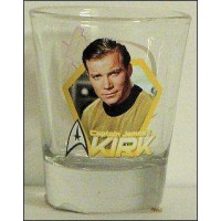 Captain Kirk 2oz Collector Shot Glass