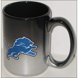 Detroit Lions Two-Toned Chrome Colour Coffee Mug