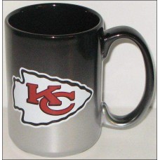 Kansas City Chiefs Two-Toned Chrome Colour Coffee Mug