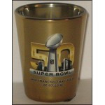 Super Bowl 50,  2oz Chrome Colour Shot Glass