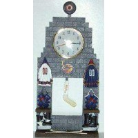 Atlanta Thrashers Pendulum Clock