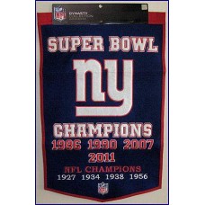 New York Giants Dynasty Wool Banner