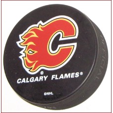 Calgary Flames NHL Puck