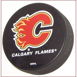 Calgary Flames NHL Puck