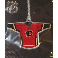 Calgary Flames Pewter Jersey Ornament