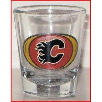 Calgary Flames 2oz Shot Glass
