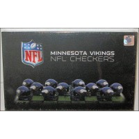 Minnesota Vikings Helmet Checker Set 
