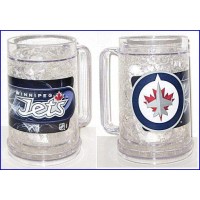 Winnipeg Jets Clear Freezer Mug