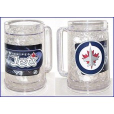 Winnipeg Jets Clear Freezer Mug