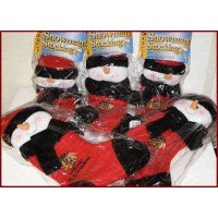 Chicago Black Hawks Snowman Christmas Stocking