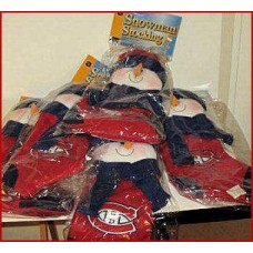 Montreal Canadiens Snowman Christmas Stocking