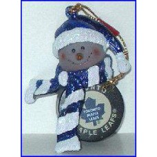 Toronto Maple Leafs Striped 3in PowerPlay Snowmen