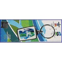 Halfpipe Pewter Keychain 