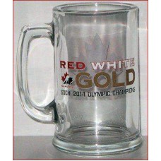 Sochi Gold 15oz Beer Mug