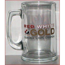 Sochi Gold 15oz Beer Mug