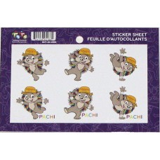 Sticker Sheet Pan Am Games Pachi