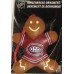 Montreal Canadiens Gingerbread Man
