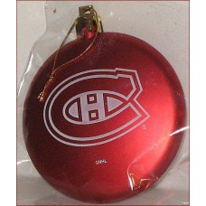 Montreal Canadiens Disk Shatterproof Tree Ornament