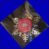Montreal Canadiens Snowflake Ornament
