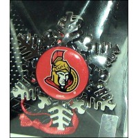 Ottawa Senators Snowflake Ornament