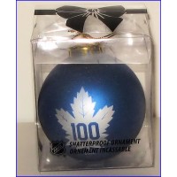 Toronto Maple Leafs 100 Years Shatterproof Ornament