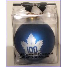 Toronto Maple Leafs 100 Years Shatterproof Ornament