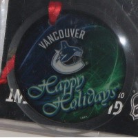 Vancouver Canucks Hanging Glass Ornaments