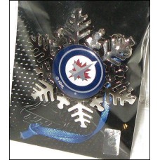 Winnipeg Jets Snowflake Ornament
