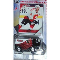 2006 NHL Flames Zamboni & Iginla Card 